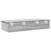 Harmaa seinähylly laatikoilla Muedet 100x37,5x19cm (puinen)
