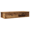 Vanha puu seinähylly laatikoilla Muedet 100x37,5x19cm (puinen)