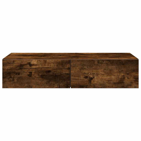 Savutammi seinähylly laatikoilla Suba 80x33x17cm (puinen)