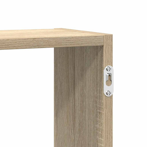 Sonoma oak wall cube hylly Heretiu (5 lokeroa engineered wood)