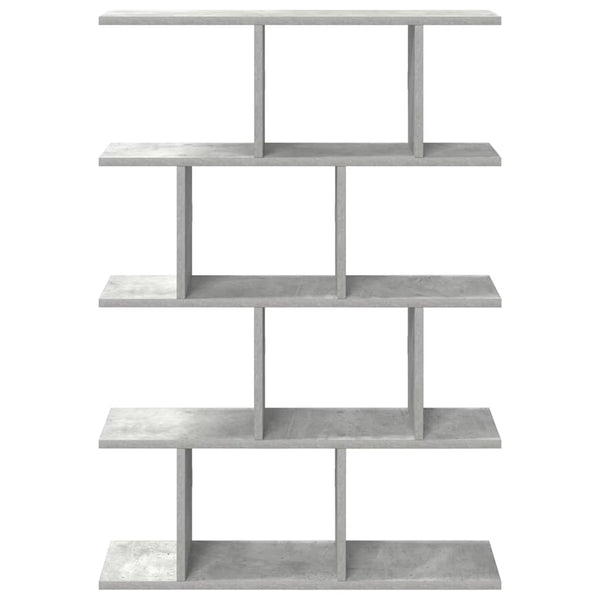 Betonin harmaa seinäkuutiohylly Nada 12 lokeroa (puinen)