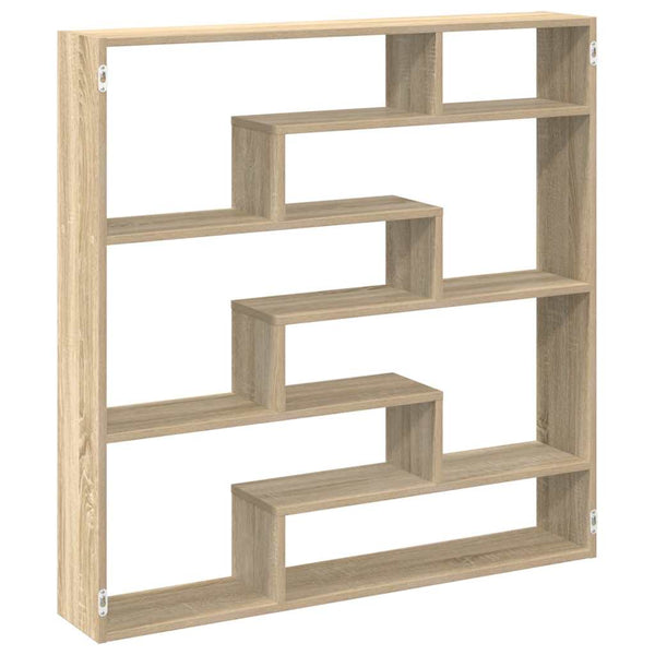 Sonoma oak wall cube hylly Dobrivoi (7 lokeroa engineered wood)