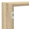Sonoma oak wall cube hylly Dobrivoi (7 lokeroa engineered wood)