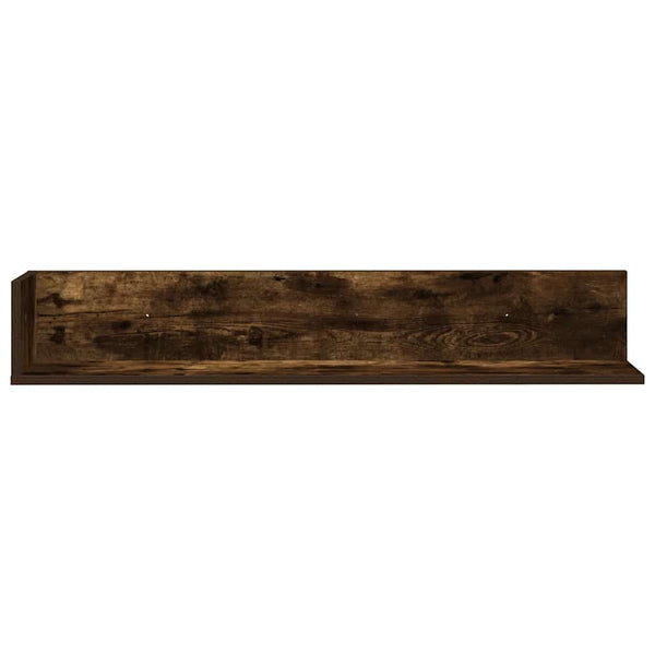 Savustettu tammi seinähyllyt Reghini 100x16,5x16,5cm (2 kpl puinen)