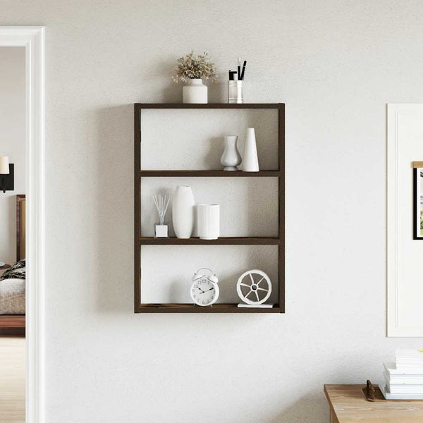 Savustettu tammi seinähylly Ale 43x9x60cm (engineered wood)