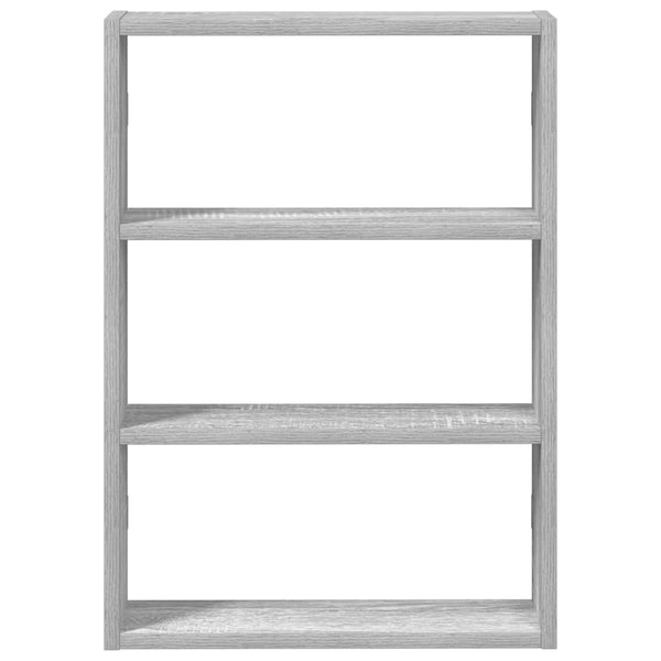 Harmaa seinähylly Ale 43x9x60cm (engineered wood)