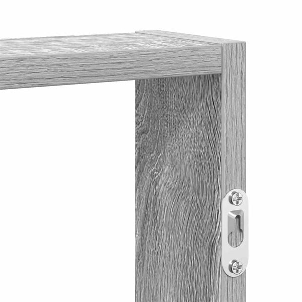 Harmaa seinähylly Ale 43x9x60cm (engineered wood)