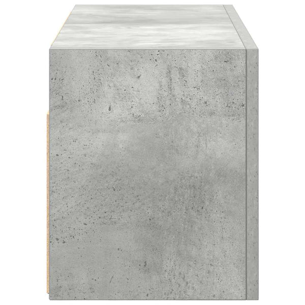 Betoninharmaa kylpyhuoneen seinäkaappi Vasalina 60x25x30cm (puinen)