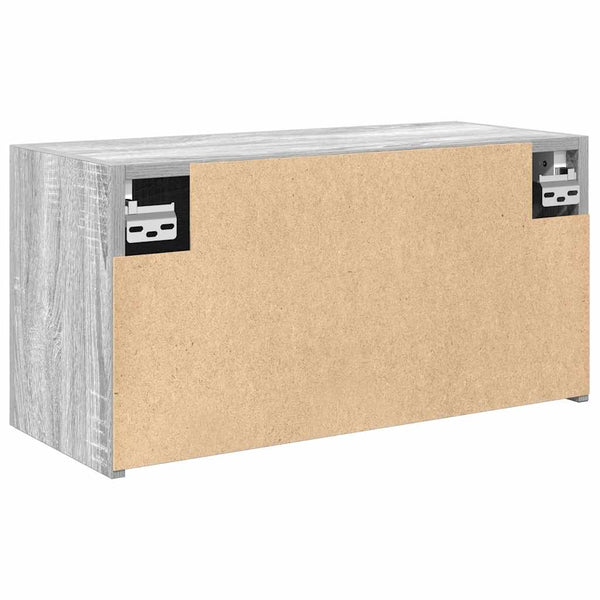 Harmaa sonoma kylpyhuoneen seinäkaappi Vasalina 60x25x30cm (puinen)