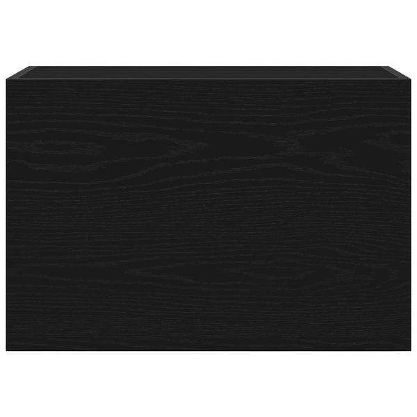 Musta kylpyhuoneen seinäkaappi Vasalina 60x25x40cm (puinen)