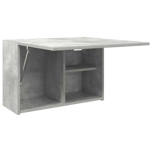 Betoninharmaa kylpyhuoneen seinäkaappi Vasalina 60x25x40cm (puinen)