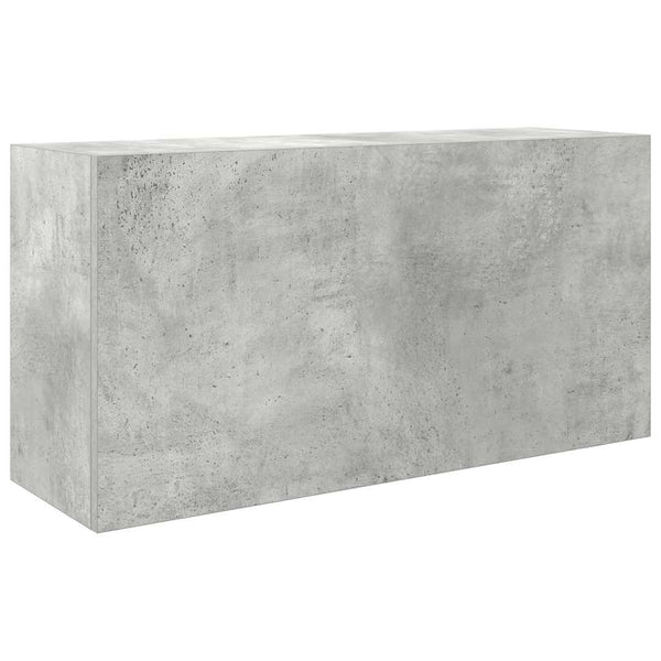 Betoninharmaa kylpyhuoneen seinäkaappi Vasalina 80x25x40cm (puinen)