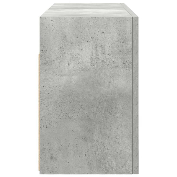 Betoninharmaa kylpyhuoneen seinäkaappi Vasalina 80x25x40cm (puinen)
