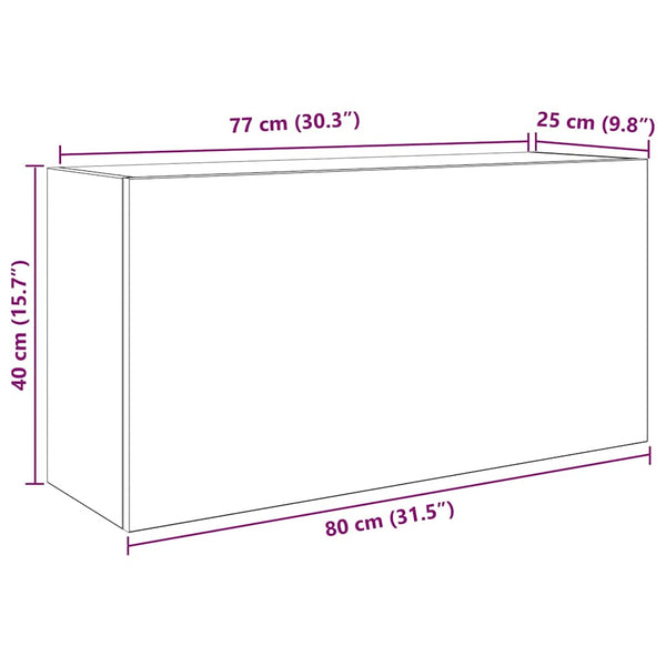Vanha puu kylpyhuoneen seinäkaappi Vasalina 80x25x40cm (puinen)