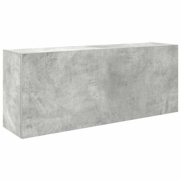 Betoninharmaa kylpyhuoneen seinäkaappi Vasalina 100x25x40cm (puinen)