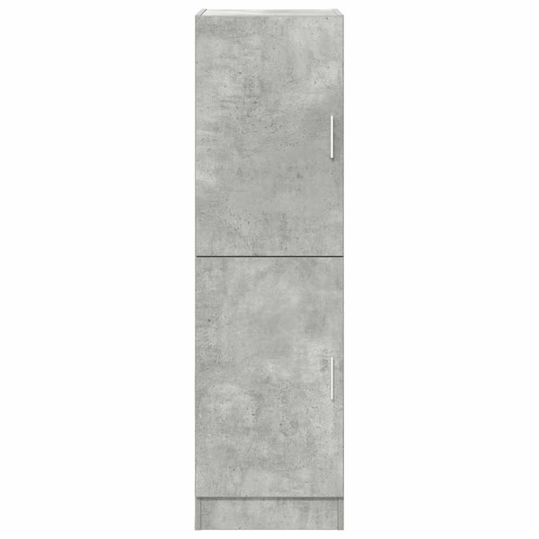 Betoninharmaa keittiökaappi Frosica 38x41,5x131,5cm (puinen)