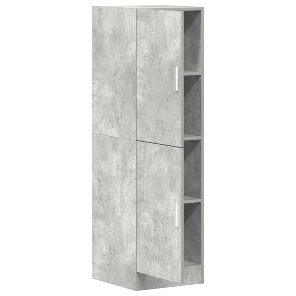 Betoninharmaa keittiökaappi Frosica 38x41,5x131,5cm (puinen)
