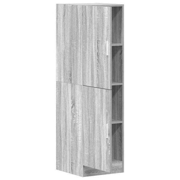 Harmaa keittiön kaappi Frosica 38x41,5x131,5cm (puinen)