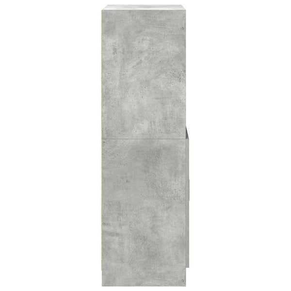 Betoninharmaa keittiökaappi Janu 57x41,5x131,5cm (puinen)