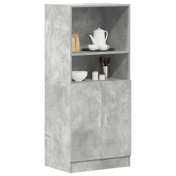 Betoninharmaa keittiökaappi Janu 57x41,5x131,5cm (puinen)