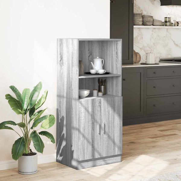 Harmaa keittiön kaappi Janu 57x41,5x131,5cm (puinen)