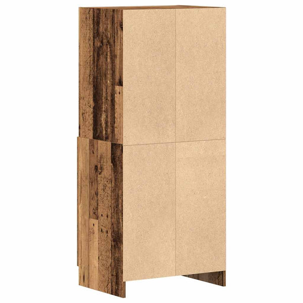 Vanha puu keittiökaappi Janu 57x41,5x131,5cm (puinen)
