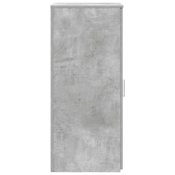 Betoninharmaa säilytyskaappi Bastiaan 40x45x103,5cm (puinen)