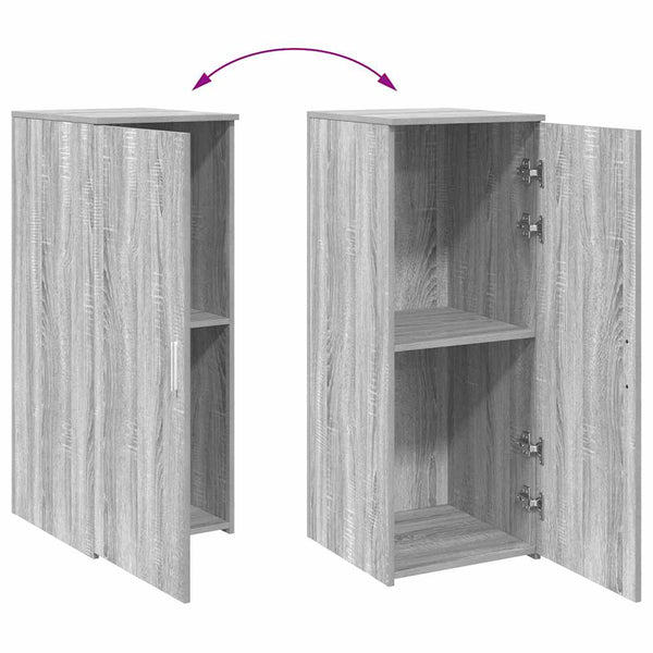 Harmaa säilytyskaappi Bastiaan 40x45x103,5cm (puinen)