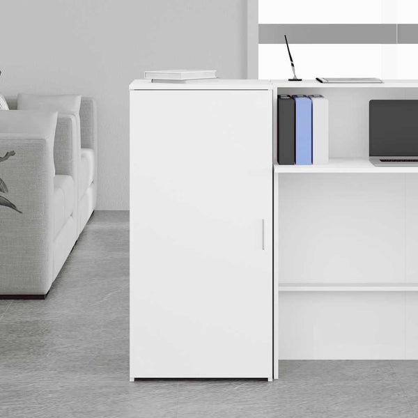 Valkoinen säilytyskaappi Bastiaan 50x45x103,5cm (puinen)