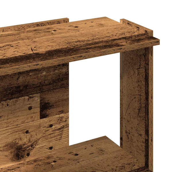 Vanha puu kirjahylly Cero 60x30x80cm (3-kerroksinen, puinen)