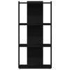 Musta kirjahylly Cero 60x30x120cm (3-tasoinen puinen)