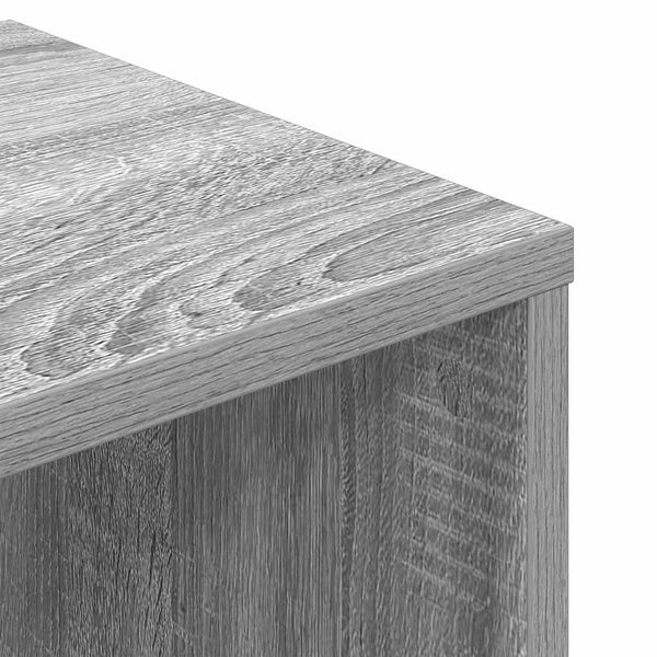 Harmaa kirjahylly Pohonie 34x31x112cm (puinen)