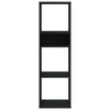 Musta kirjahylly Pohonie 34x31x112cm (lastulevy)