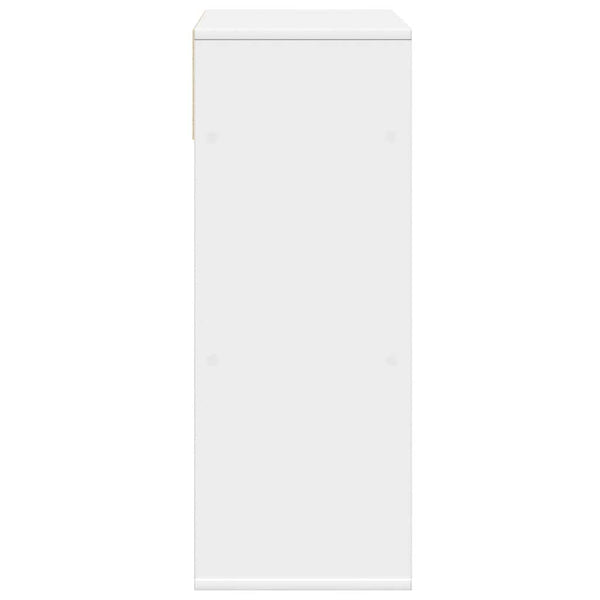 Valkoinen kirjahylly Pohonie 66x31x80cm (lastulevy)