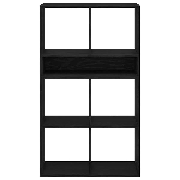 Musta kirjahylly Pohonie 66x31x112cm (lastulevy)