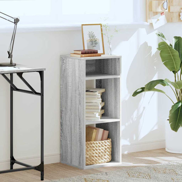 Harmaa kirjahylly Pohonie 34x31x80cm (puinen)