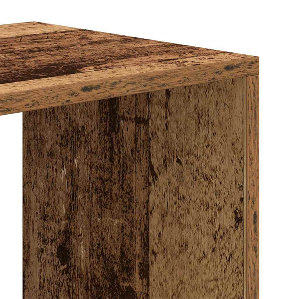 Vanha puu kirjahylly Pohonie 66x31x112cm (lastulevy)