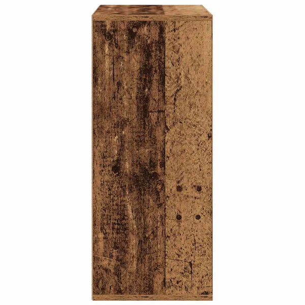 Vanha puu kirjahylly Pohonie 60x30x71,5cm (lastulevy)