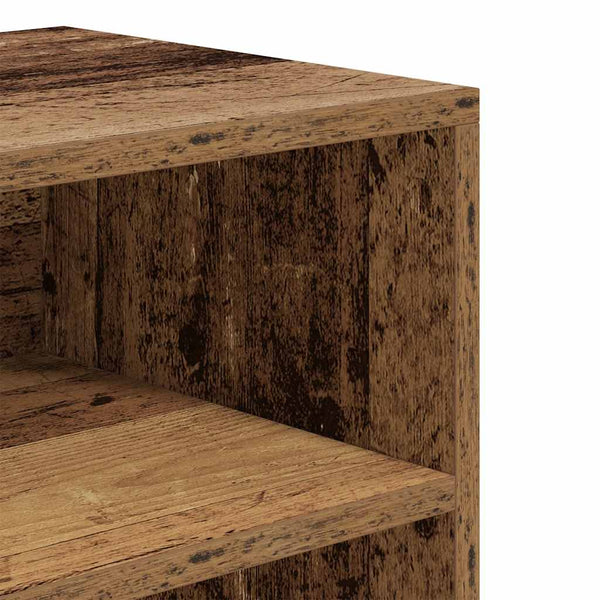 Vanha puu kirjahylly Pohonie 60x30x71,5cm (lastulevy)