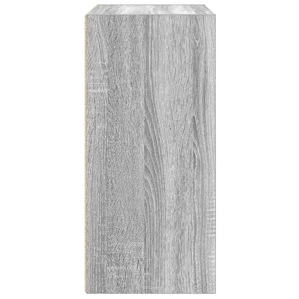 Harmaa kirjahylly Slobodanca 31x24x52cm (puinen)