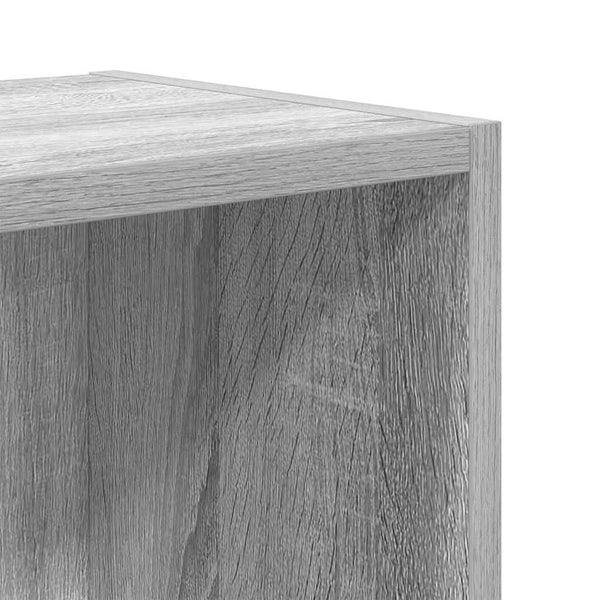 Harmaa kirjahylly Slobodanca 31x24x52cm (puinen)