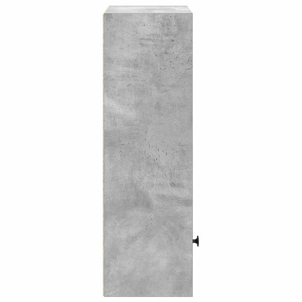 Betoninharmaa kirjahylly Slobodanca 31x24x77cm (puinen)