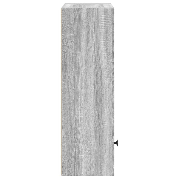 Harmaa kirjahylly Slobodanca 31x24x77cm (puinen)