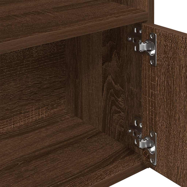 Ruskea kirjahylly Slobodanca 31x24x127cm (puinen)