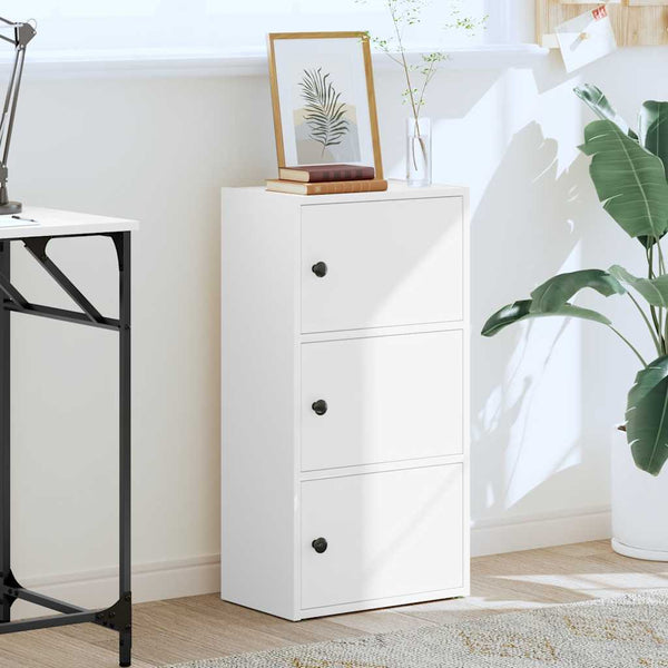 Valkoinen kirjahylly Kinsey 40x24x77cm (puinen)