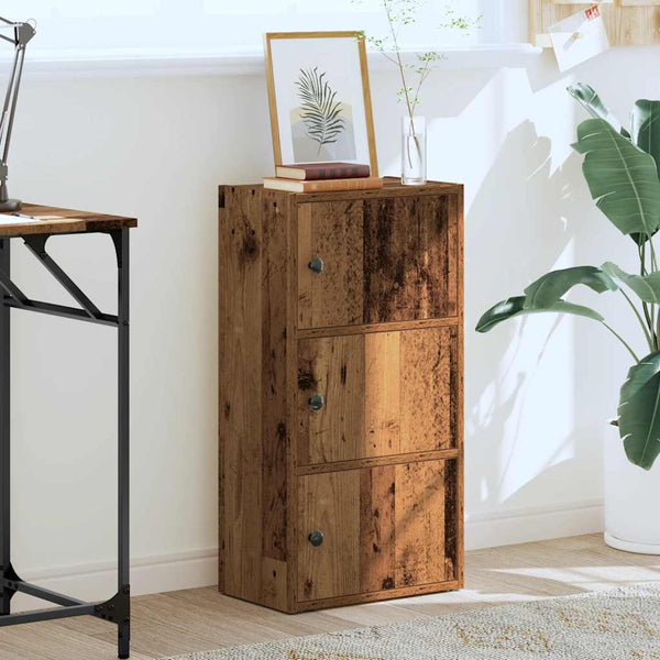 Vanha puu kirjahylly Kinsey 40x24x77cm (puinen)