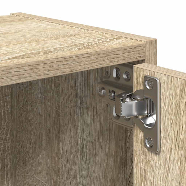 Betoninharmaa kirjahylly Kinsey 40x24x102cm (puinen)