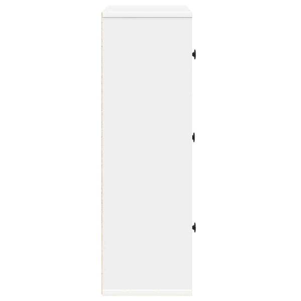 Valkoinen kirjahylly Soledad 60x24x76,5cm (puinen)