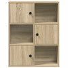 Kirjahylly sonoma oak Soledad 60x24x76,5cm (engineered wood)