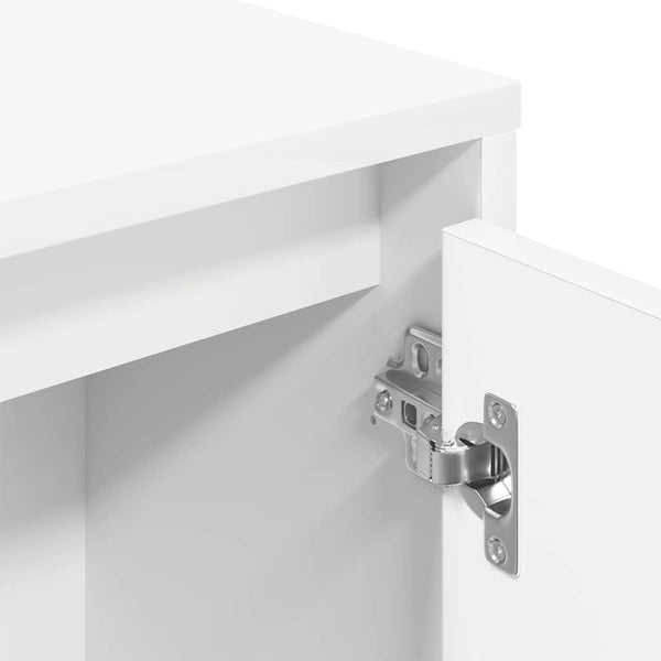 Valkoinen kirjahylly Soledad 89x24x101,5cm (puinen)